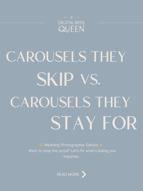 Photographers: your work is beautiful.

But beauty alone doesn’t make someone book.

The photographers attracting consistent inquiries are doing something different. They’re creating content that helps couples make better wedding decisions.

Think:

• Timeline tips
• Planning advice
• Photo moment guides
• Outfit tips for engagement sessions

That kind of content gets saved, shared, and remembered.

And remembered photographers get booked.

✨ SAVE this post for your next content planning session.

#WeddingPhotographer #WeddingPhotographyIdeas #WeddingPhotographyTips #NCWeddingPhotographer #WeddingPhotography